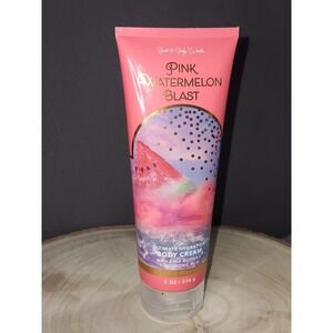 Bath & Body Works Pink Watermelon Blast Body Cream 8 Oz~New~DISCONTINUED~RARE